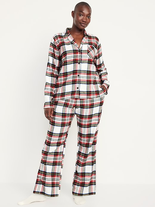 L'image numéro 5 présente Pyjama en flanelle pour femme