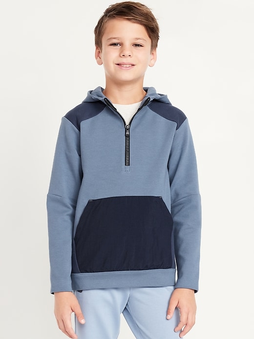 View large product image 1 of 4. Dynamic Fleece Half-Zip Hoodie for Boys