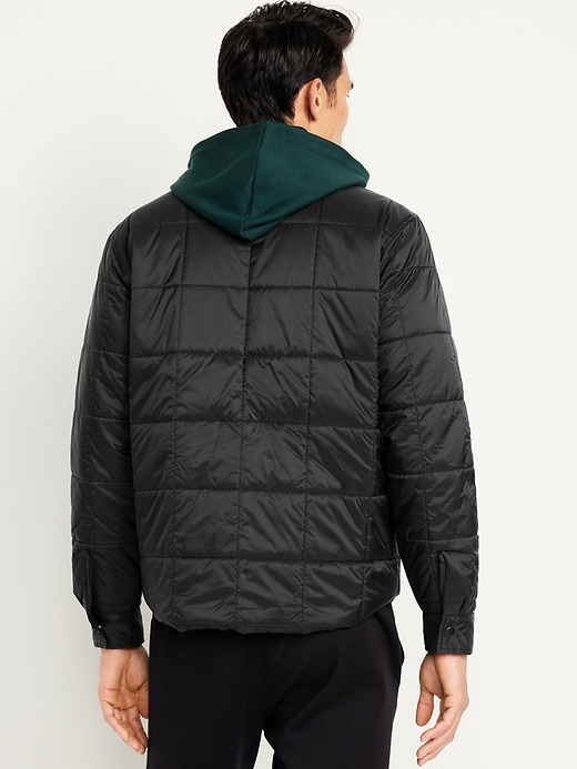 Image number 2 showing, Water-Resistant Quilted Shacket