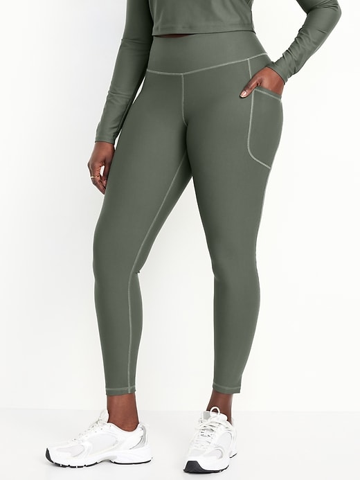 Image number 4 showing, High-Waisted PowerSoft Full-Length Leggings