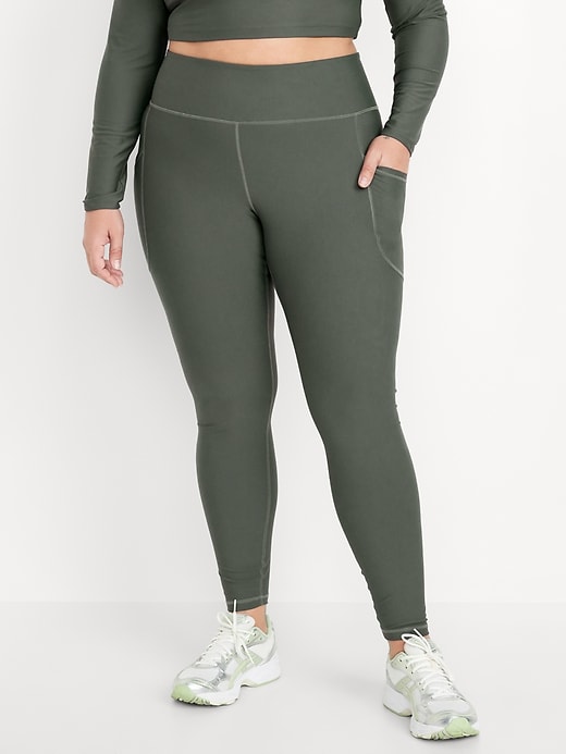 Image number 6 showing, High-Waisted PowerSoft Full-Length Leggings