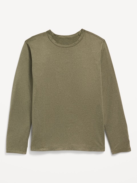 CloudMotion Long-Sleeve Performance T-Shirt for Boys - Alpine Green
