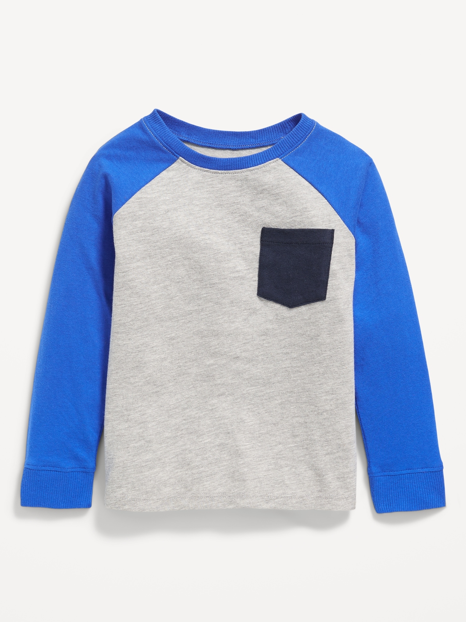 Long-Sleeve Pocket T-Shirt for Toddler Boys