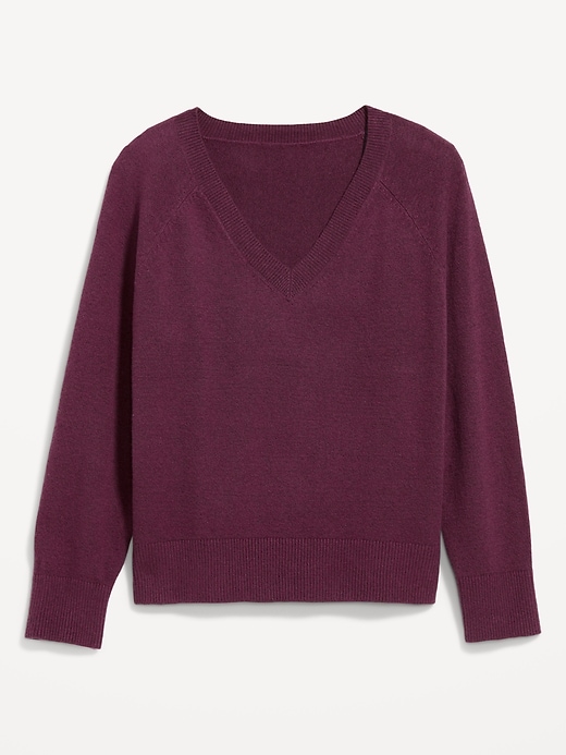 Image number 4 showing, SoSoft Loose V-Neck Sweater