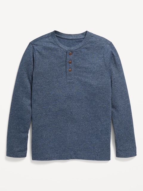 T-SHIRT HENLEY ULTRA-DOUX À MANCHES LONGUES POUR GARÇON