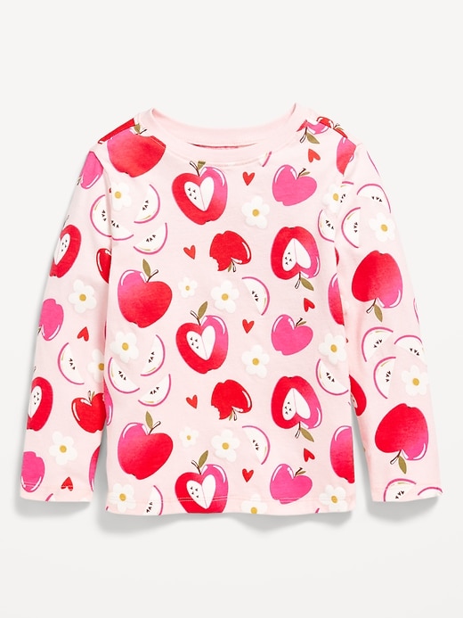 View large product image 1 of 1. Printed Long-Sleeve T-Shirt for Toddler Girls