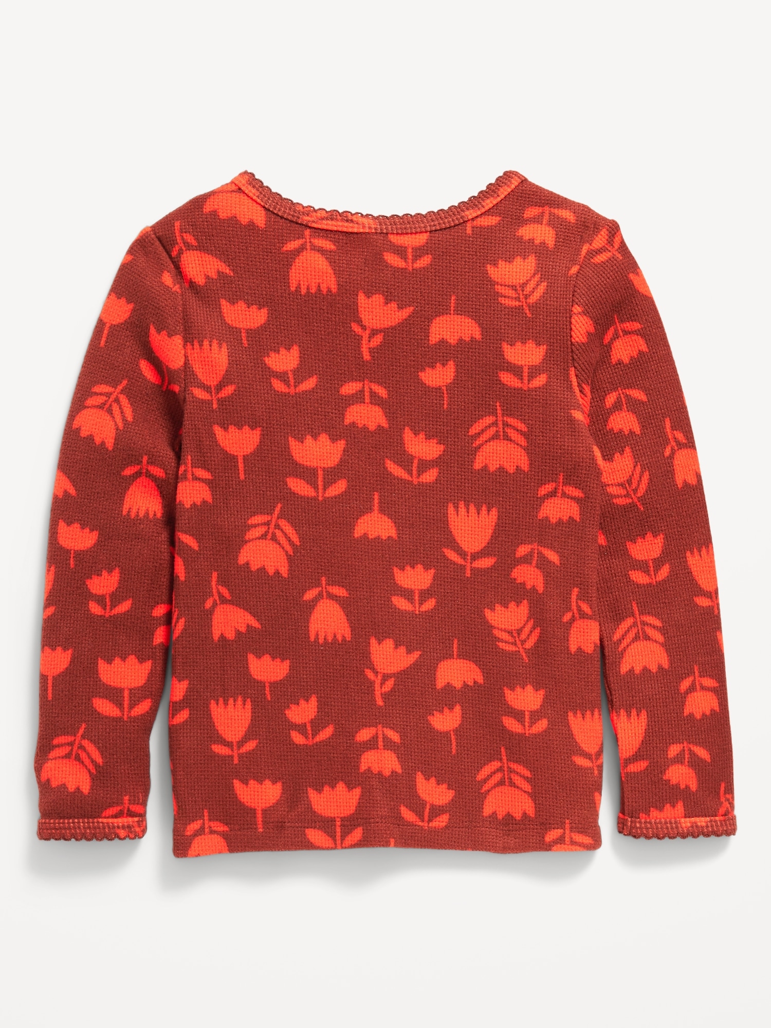 Long-Sleeve Thermal-Knit T-Shirt for Toddler Girls