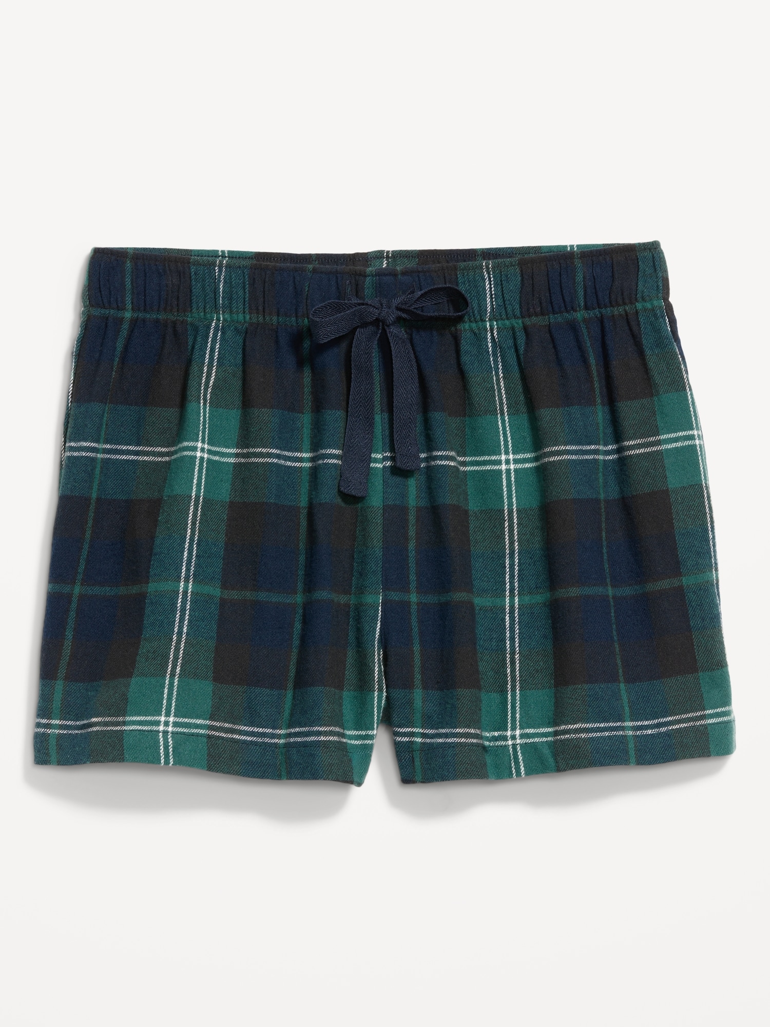 Mid-Rise Flannel Pajama Short