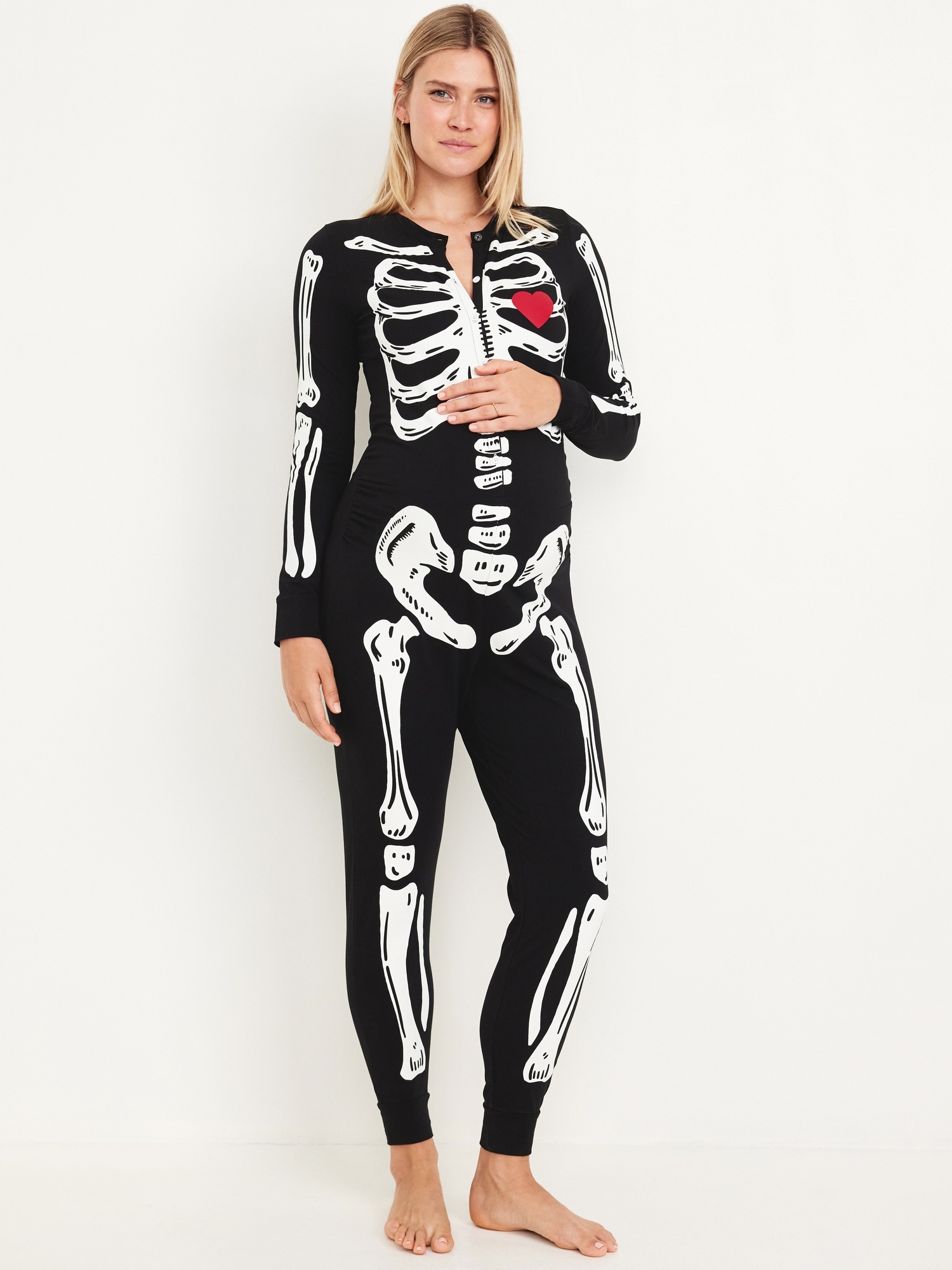 Maternity Halloween One-Piece Pajamas