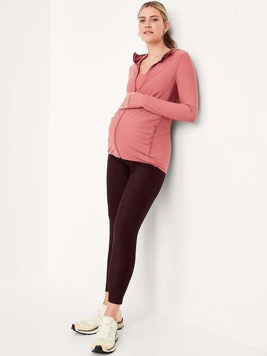 Image number 8 showing, Maternity Full-Panel PowerSoft Jogger