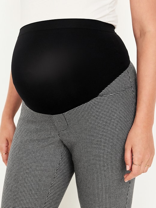 Image number 5 showing, Maternity Full-Panel Pixie Ankle Pants