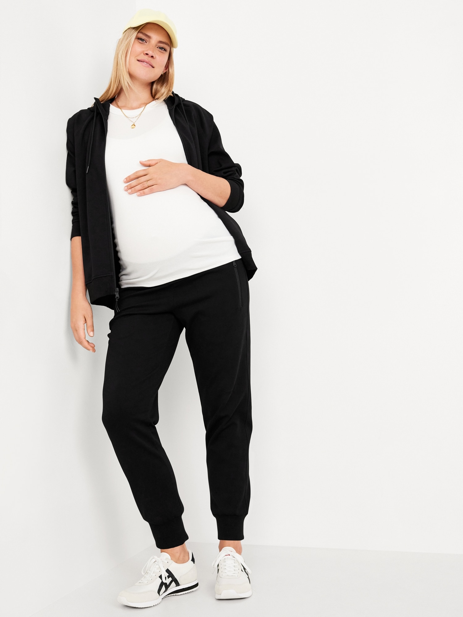 Maternity Dynamic Fleece Rollover Waist Joggers