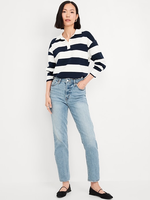 Image number 1 showing, High-Waisted OG Straight Ankle Jeans