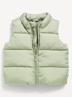 Baby girl puffer vest best sale