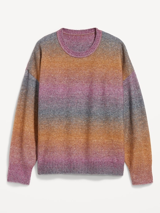 Image number 4 showing, Cozy Crew-Neck Ombré Sweater