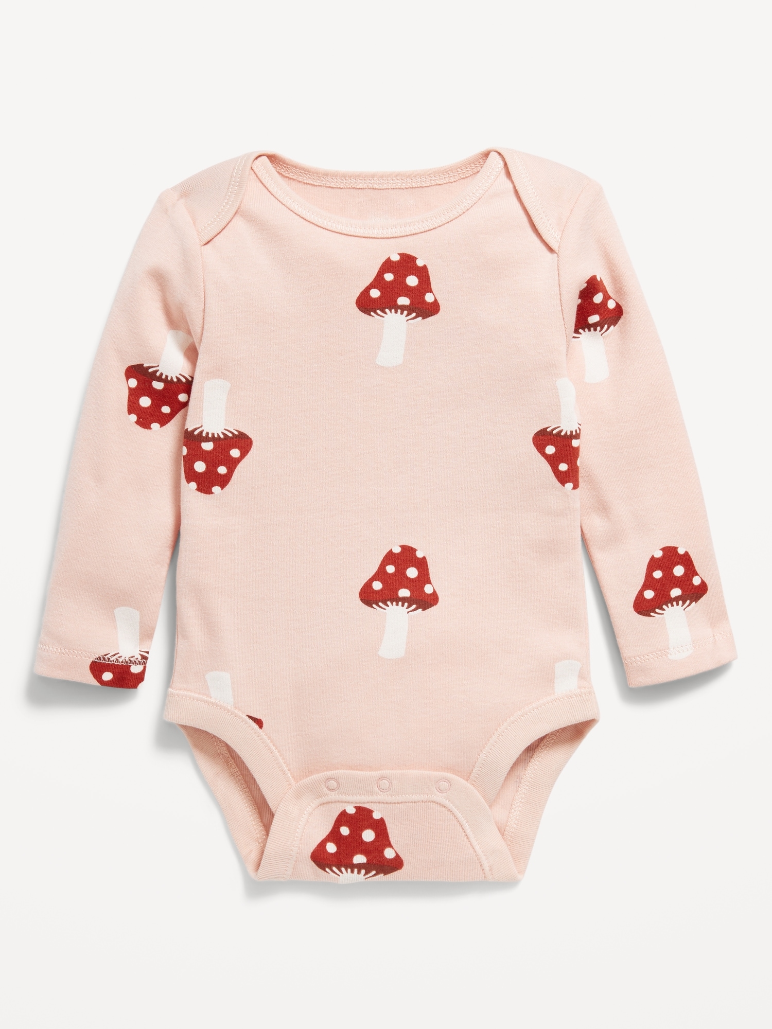 Printed Long-Sleeve Bodysuit for Baby