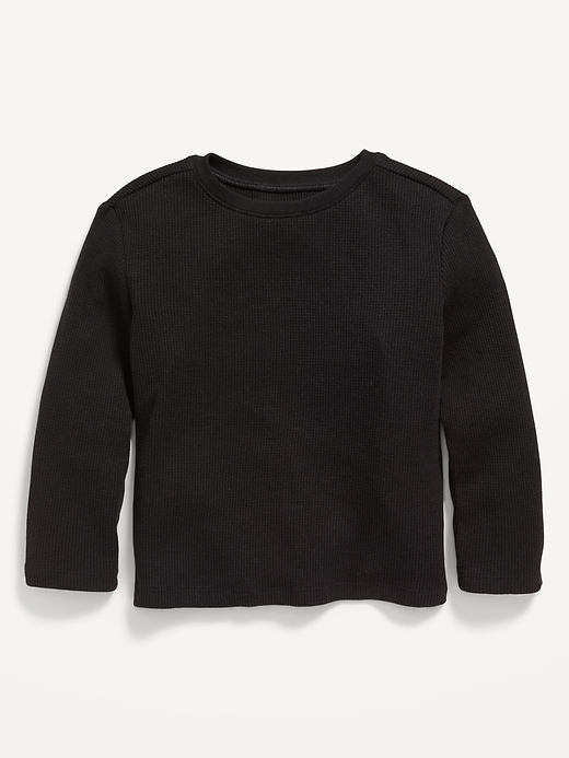 View large product image 1 of 1. Long-Sleeve Thermal-Knit T-Shirt for Toddler Boys