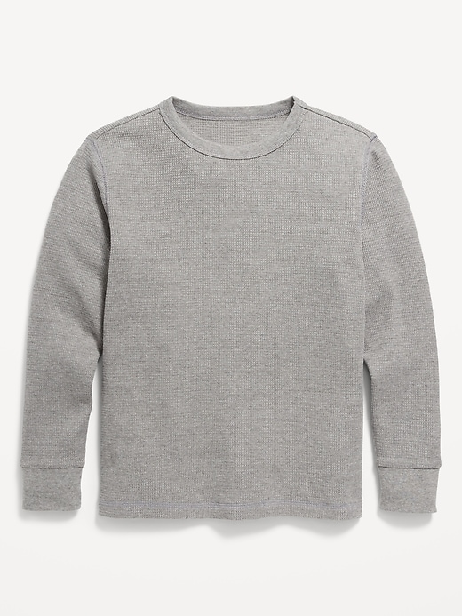 View large product image 1 of 1. Long-Sleeve Thermal-Knit T-Shirt for Boys