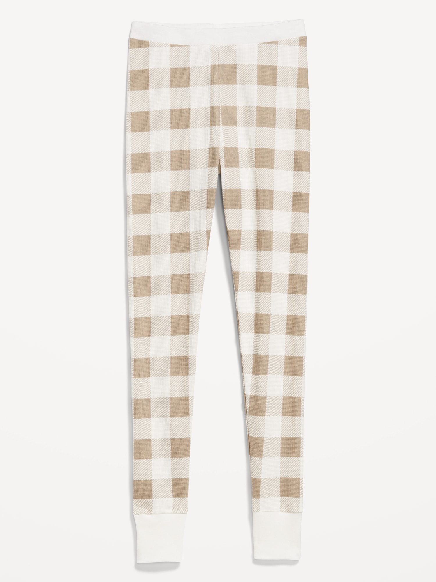 High-Waisted Waffle Pajama Leggings