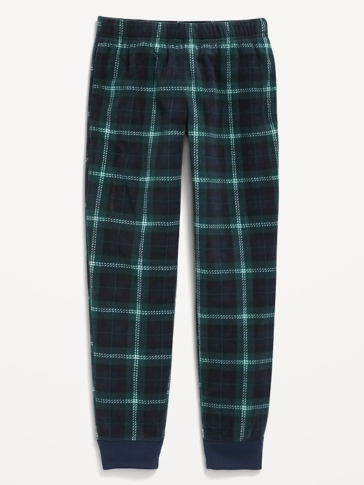 Voir une image plus grande du produit 2 de 3. Pantalon de pyjama en micromolleton à imprimé pour fille