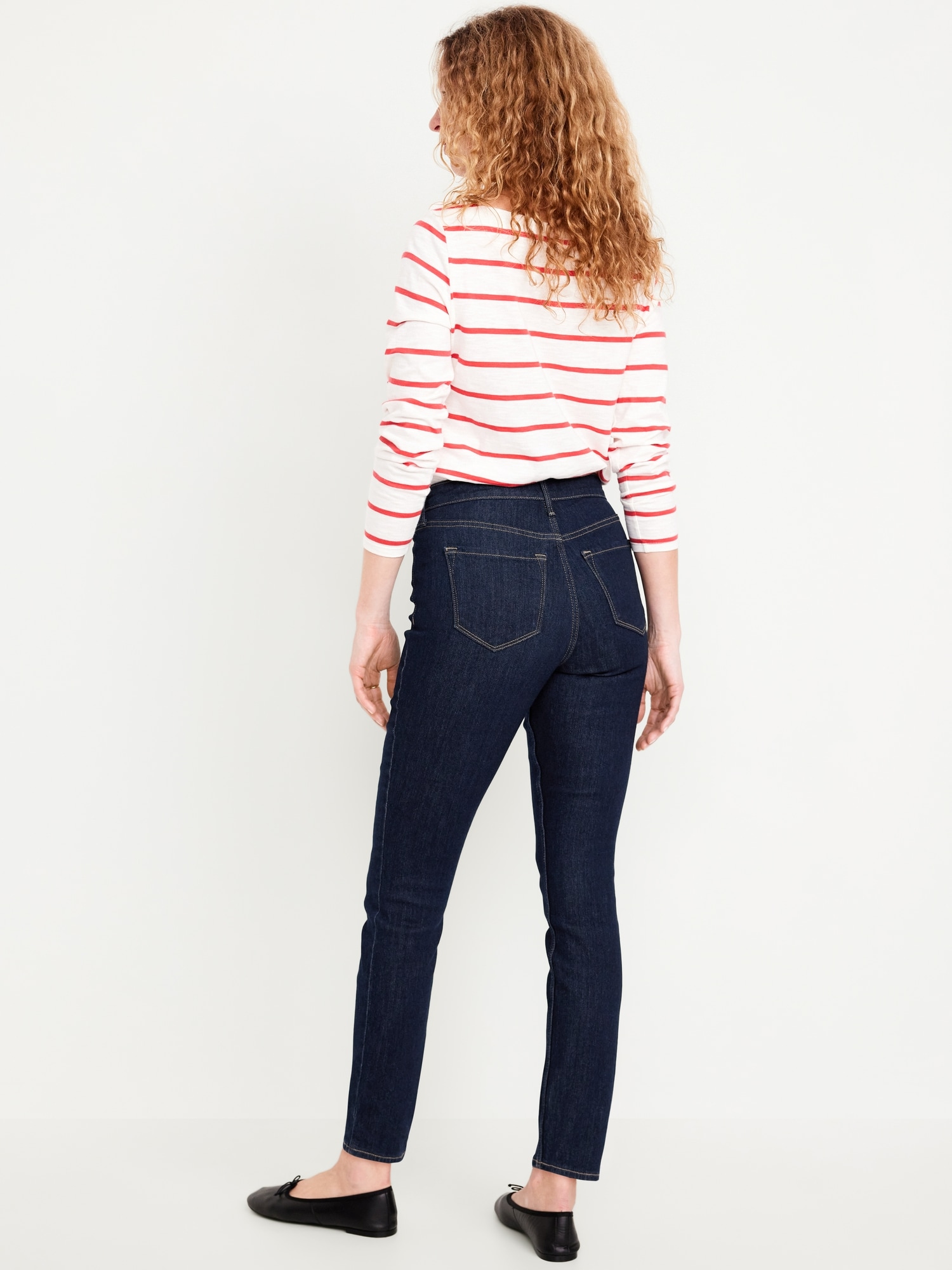 High-Waisted Wow Straight Jeans