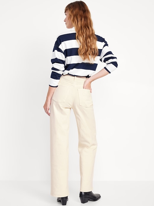 Image number 2 showing, Extra High-Waisted Sky-Hi Wide-Leg Jeans