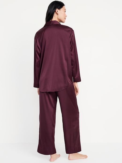 Image number 2 showing, Satin Pajama Pant Set