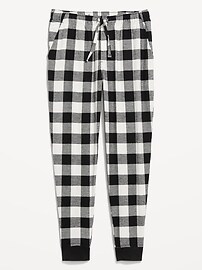 View large product image 3 of 3. Flannel Pajama Joggers for Men