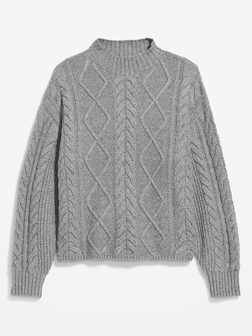 Image number 4 showing, SoSoft Crop Cable-Knit Sweater