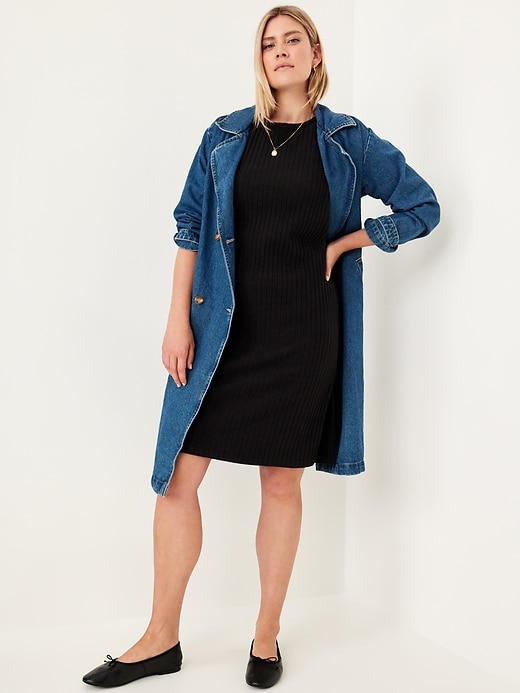 Image number 7 showing, Maternity Long-Sleeve Nursing Dress