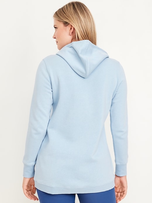 Image number 2 showing, Maternity Cross-Front Nursing Pullover Hoodie