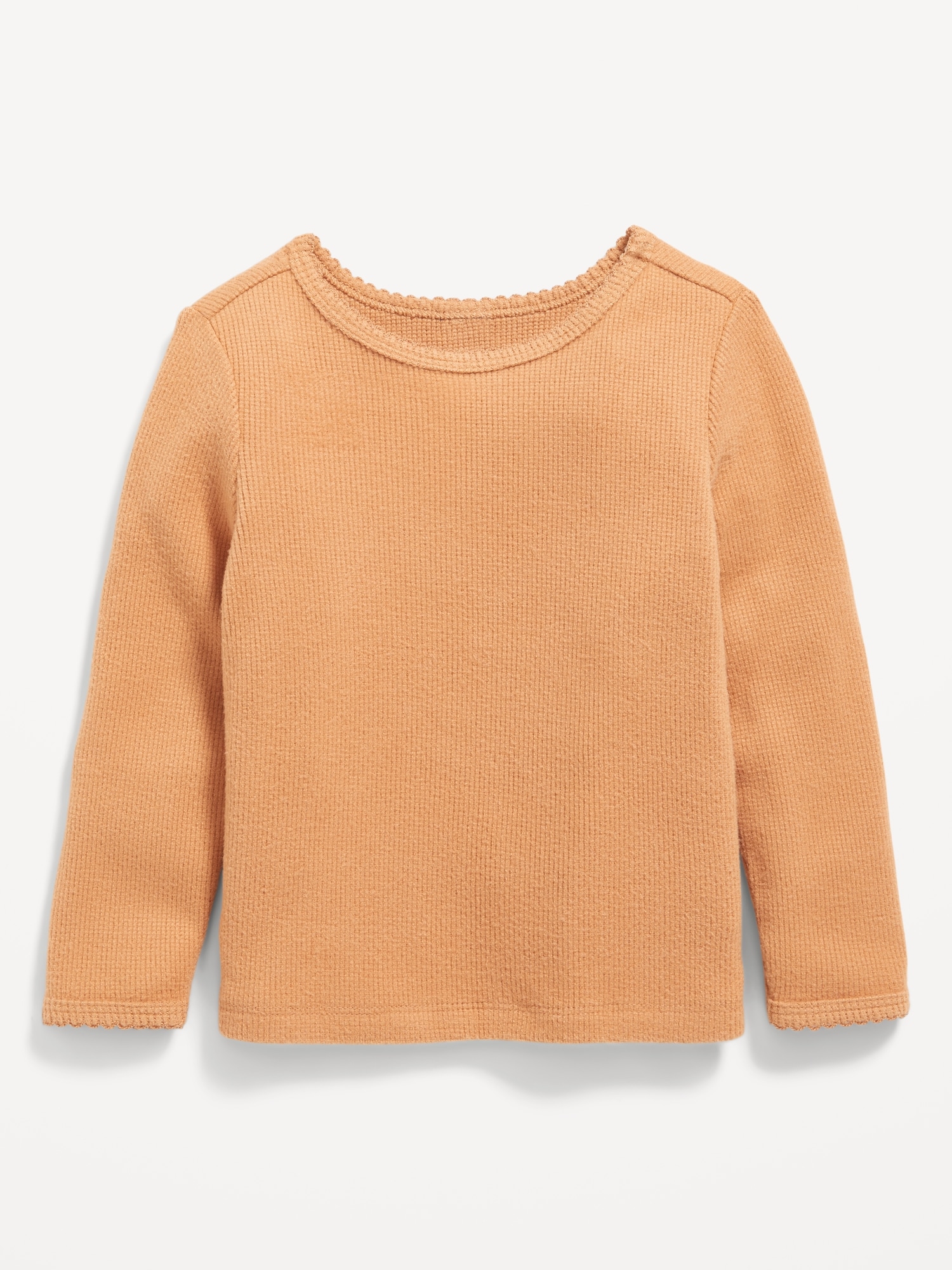 Long-Sleeve Thermal-Knit T-Shirt for Toddler Girls