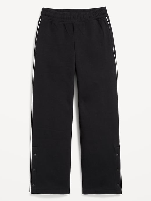 Image number 4 showing, High-Waisted Dynamic Fleece Track Pants for Girls
