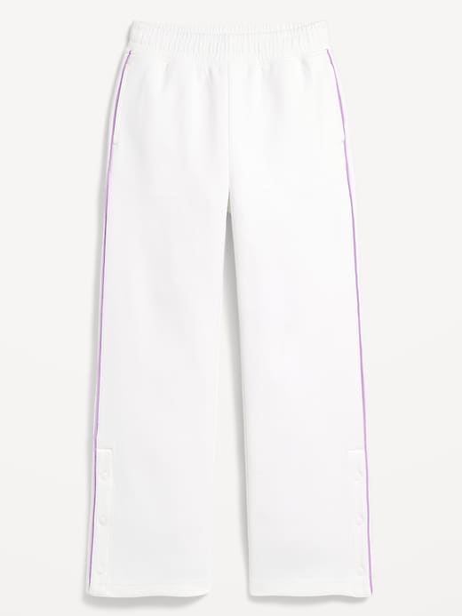 Image number 4 showing, High-Waisted Dynamic Fleece Track Pants for Girls