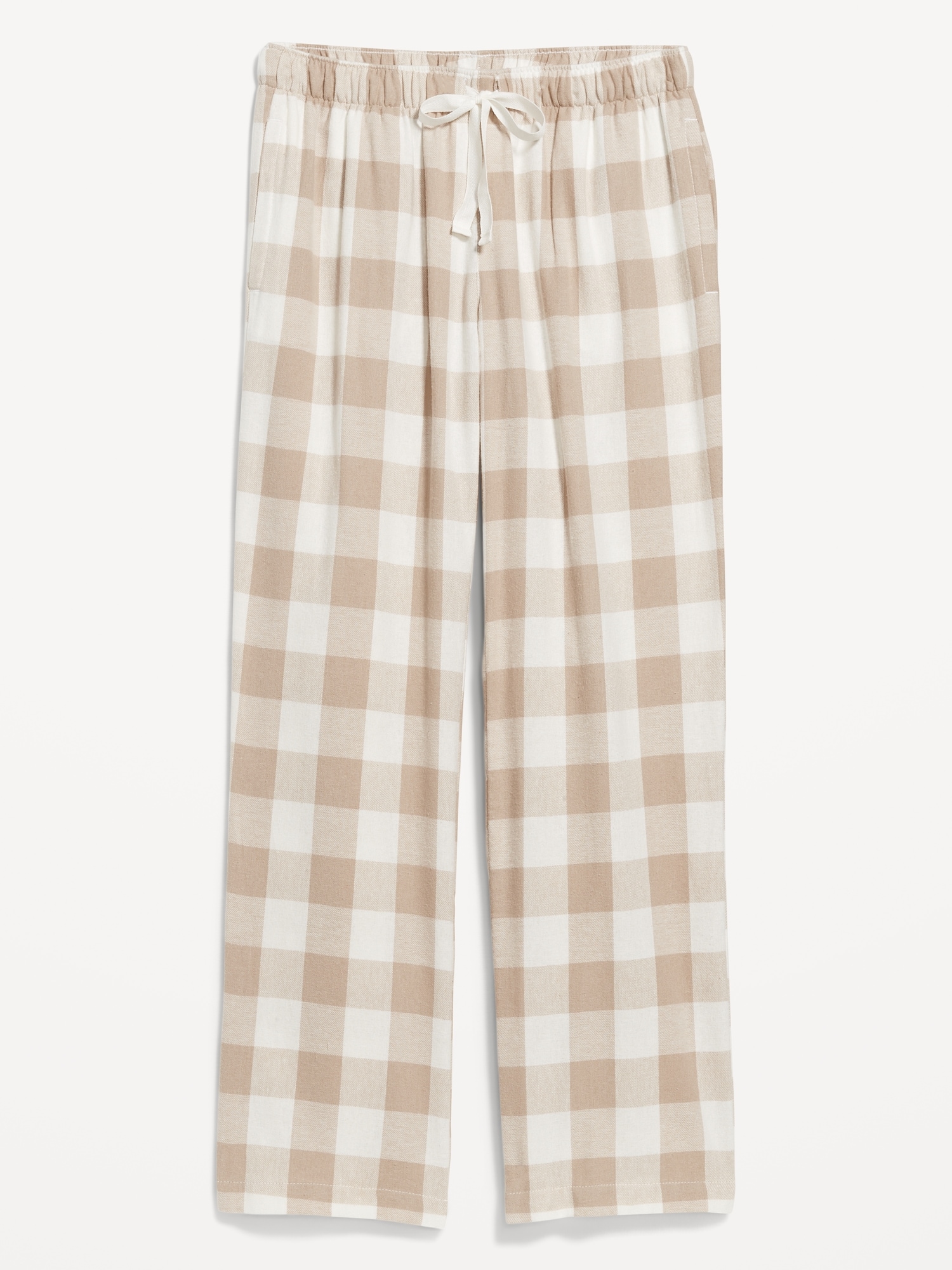 Mid-Rise Flannel Pajama Pants