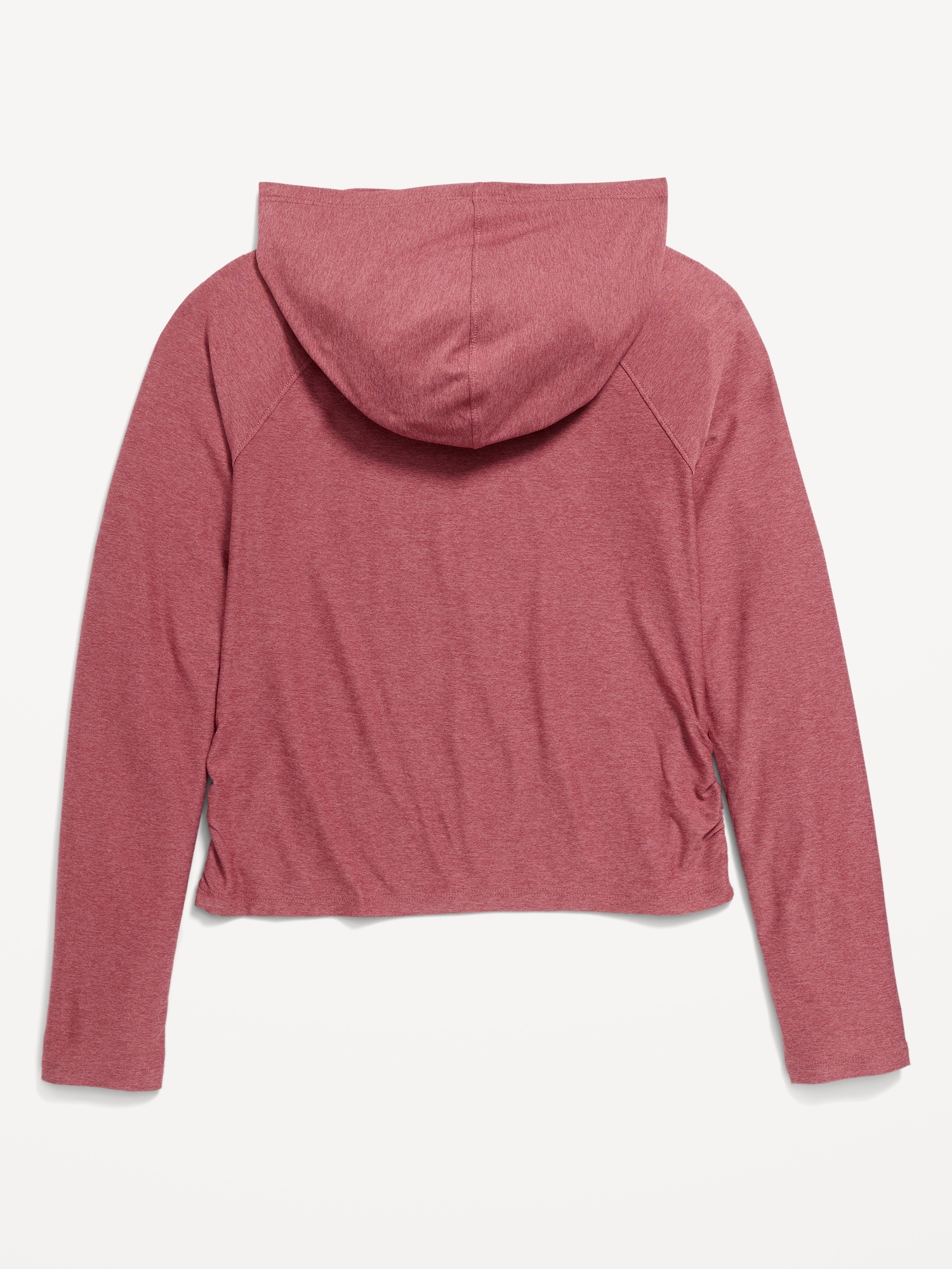 CloudMotion Side-Ruched Hoodie for Girls