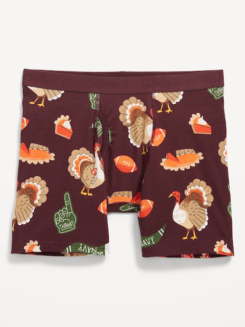 Printed Boxer Briefs -- 6.25-inch inseam
