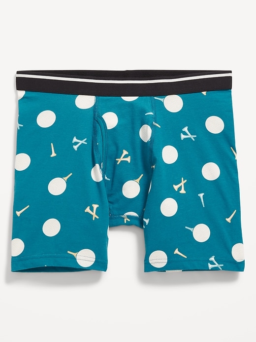 View large product image 1 of 1. Printed Boxer Briefs -- 6.25-inch inseam