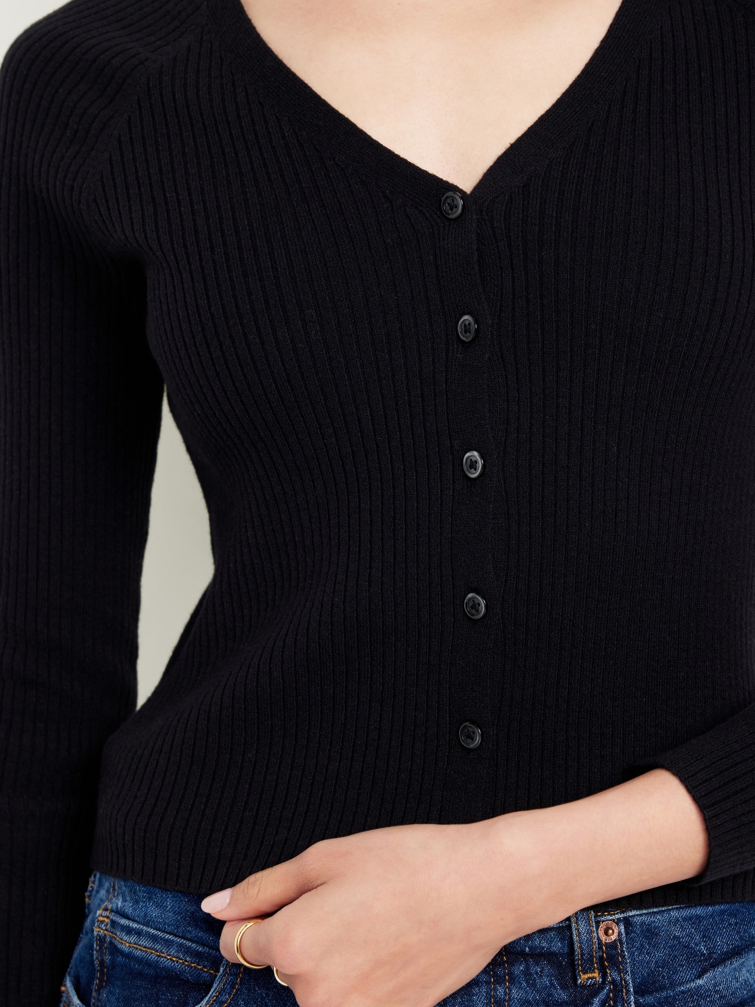 SoSoft Lite Ribbed Crop Cardigan