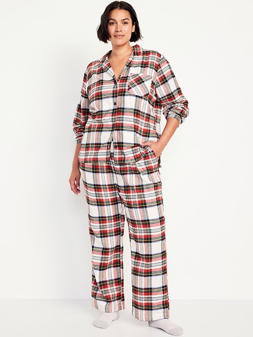 L'image numéro 7 présente Pyjama en flanelle pour femme