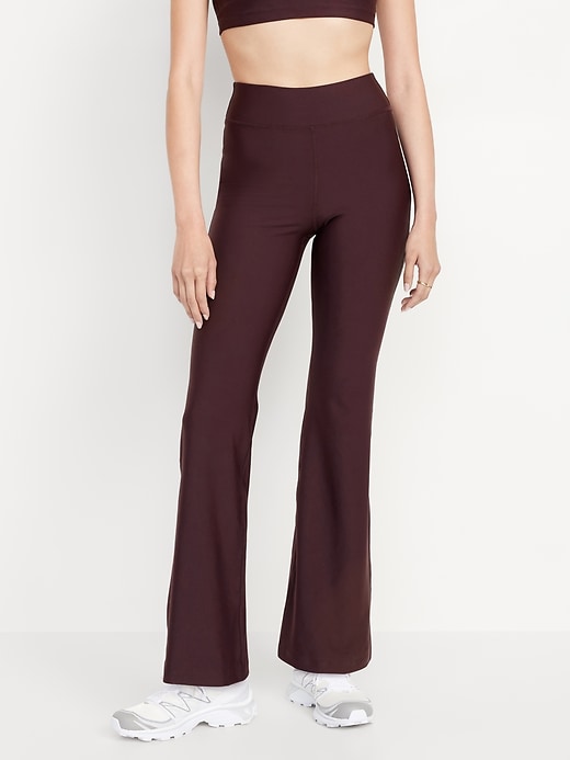 Image number 1 showing, Extra High-Waisted PowerSoft Flare Leggings