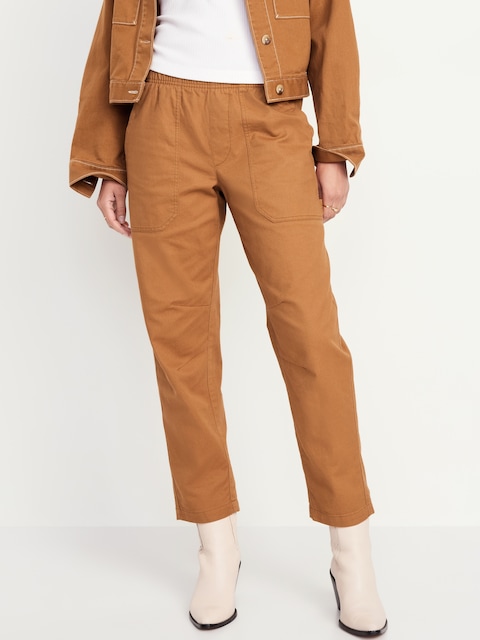 Pantalon utilitaire Flexi-taille à taille haute