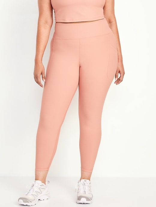 Image number 6 showing, High-Waisted PowerSoft Ribbed Leggings