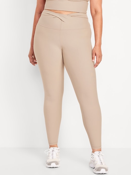 Image number 6 showing, Extra High-Waisted PowerSoft Twist-Front Leggings