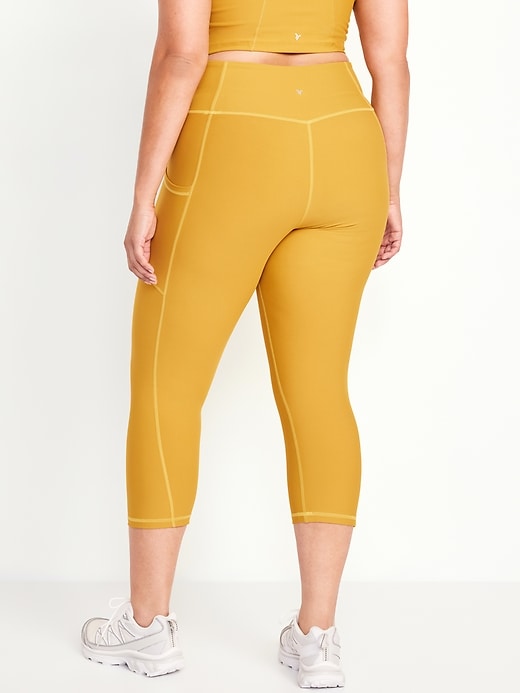 Image number 7 showing, High-Waisted PowerSoft Crop Leggings