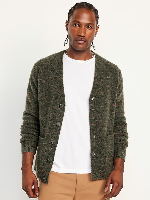 Image number 1 showing, Space-Dye Cardigan Sweater