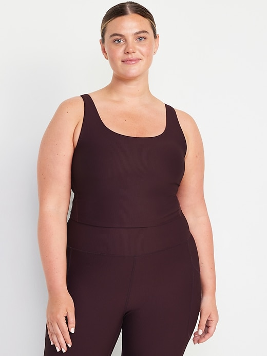 Image number 7 showing, Light Support PowerSoft Rib Longline Sports Bra