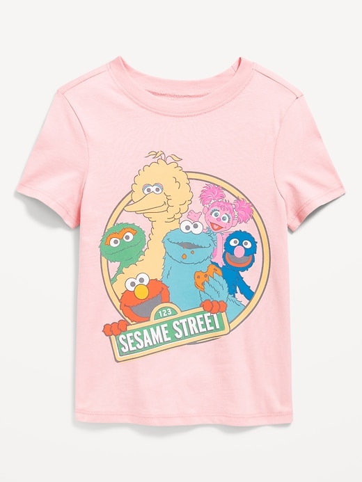 Voir une image plus grande du produit 1 de 2. T-shirt à imprimé Sesame Street&#153 pour toute-petite fille