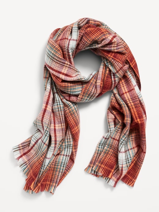 View large product image 2 of 2. Flannel Scarf