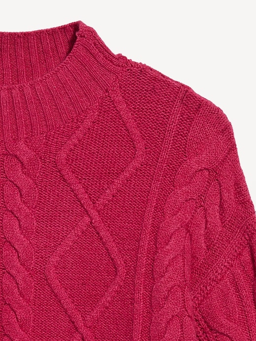 Image number 6 showing, SoSoft Crop Cable-Knit Sweater